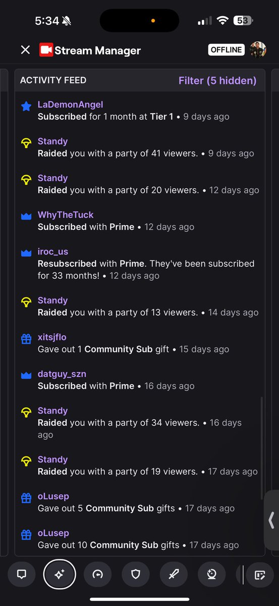 Can’t tag everyone but appreciate the stream love this month so far! Currently at 77/100 subs &amp; I appreciate everyone who has shown support! Means the world to me 🫶🏻 hope to hit 100 for the first time soon: twitch.tv/sergio_luckett