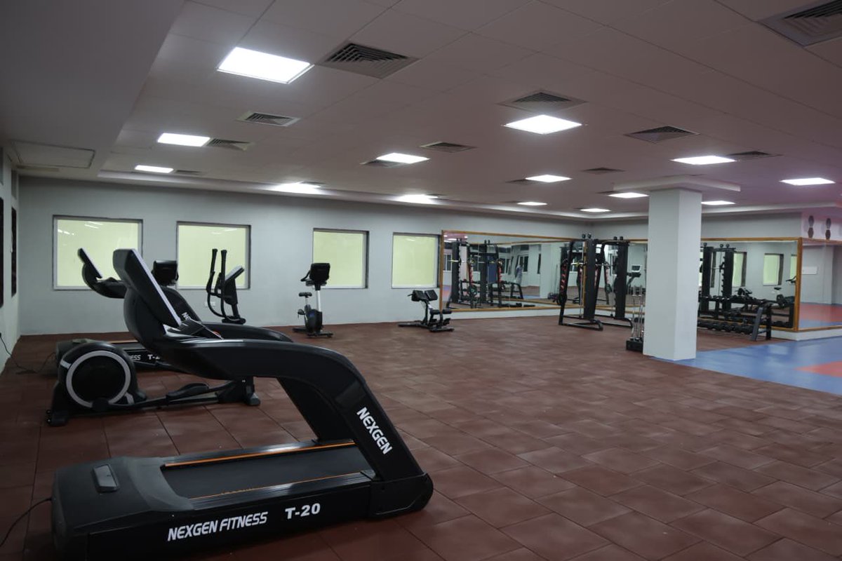 aiims_jodhpur's tweet photo. AIIMS Jodhpur inaugurated a state-of-the-art gym within the campus to promote fitness and well-being among its healthcare professionals.

This initiative reflects the institute’s commitment to caring for those who care for others.

#AIIMSJodhpur #HealthForHealers #Wellness #Fitness

@JPNadda @mpprataprao @AnupriyaSPatel @MoHFW_INDIA