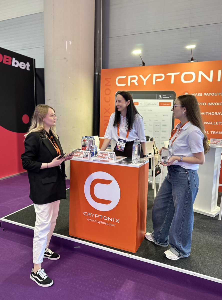 Cryptonix_pay's tweet image. Day 1 wrapped. Real conversations. Real innovation.
See you on Day 2 — we’re just getting started. ⚡️

#SiGMA2025 #SiGMACentralEurope #cryptopayments #cryptosolutions #paymentgateway #fintech #bitcoin #cryptotofiat #crypto @SiGMAworld_