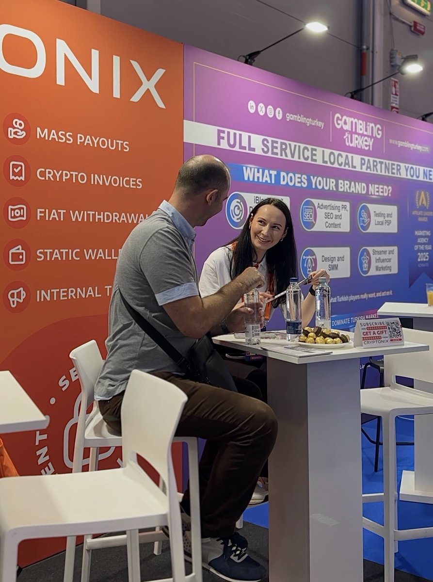 Cryptonix_pay's tweet image. Day 1 wrapped. Real conversations. Real innovation.
See you on Day 2 — we’re just getting started. ⚡️

#SiGMA2025 #SiGMACentralEurope #cryptopayments #cryptosolutions #paymentgateway #fintech #bitcoin #cryptotofiat #crypto @SiGMAworld_