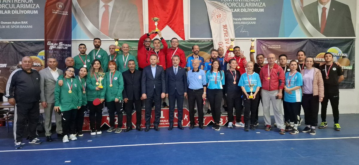 Aksaray_MEM's tweet photo. 🏓 Kamu Spor Oyunları kapsamında Kırıkkale’de düzenlenen İç Anadolu Bölge Müsabakalarına katılan öğretmenlerimizden oluşan Aksaray Erkek Masa Tenisi Takımımız, 17 takım arasından bölge birincisi oldu! 👏

Takımımız, Antalya’daki Türkiye Şampiyonasında ilimizi temsil edecek. 🇹🇷 https://t.co/OnzJZiqJaT