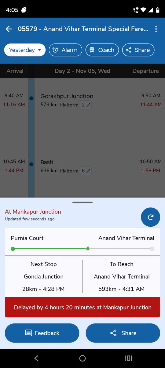 jha_deepak26's tweet photo. When will you stop killing people?

Train Number- 05579
PNR Number- 6822770619

@AshwiniVaishnaw @RailMinIndia @RailwaySeva @RailMadad https://t.co/DmxgFFVzsZ