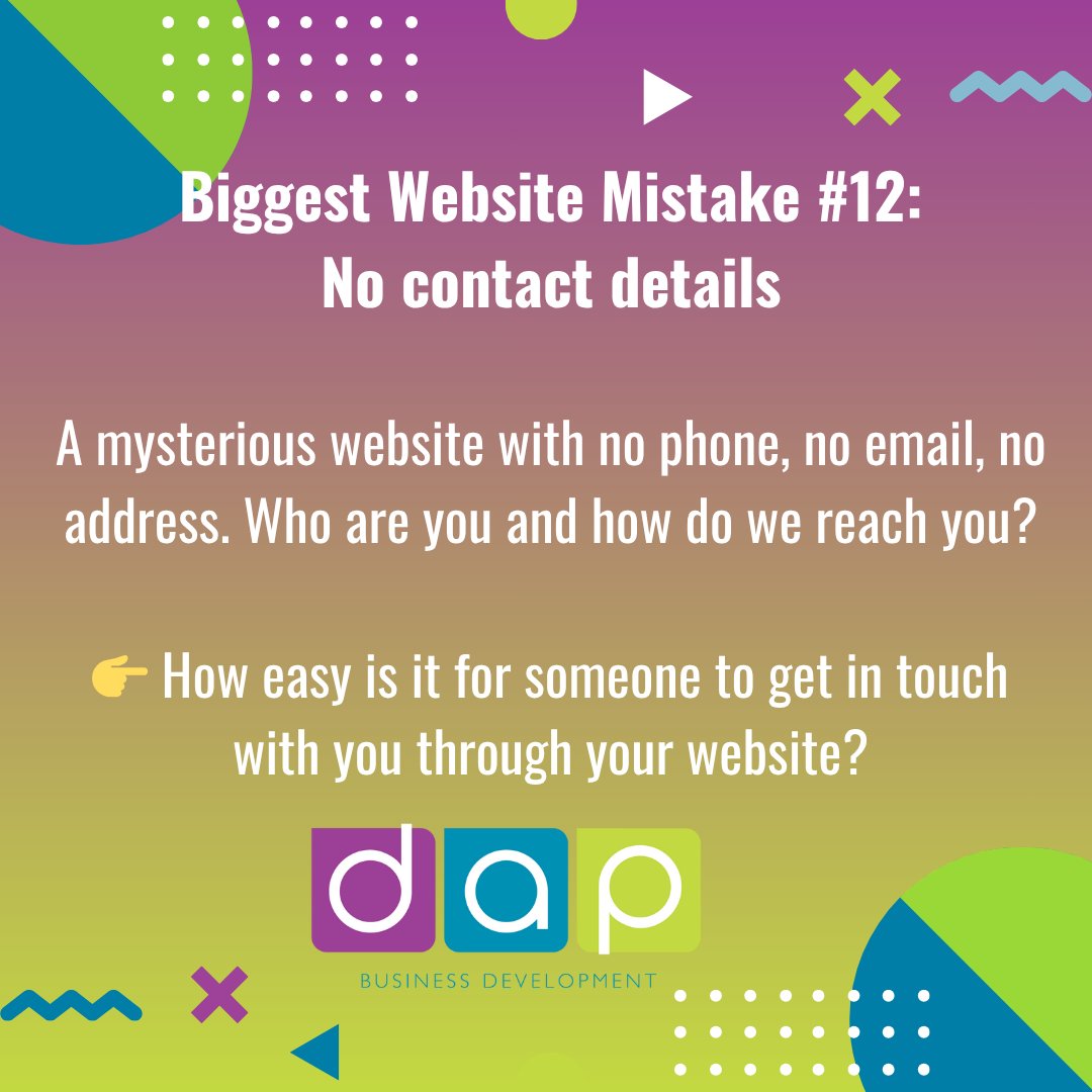 developpromote's tweet image. developandpromote.co.uk
#Accessibility   #WebsiteMistakes #DevelopAndPromote