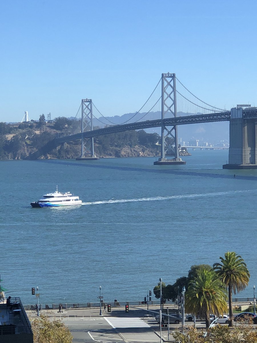 Took this photo from my desk a few days ago. San Francisco is beautiful this time of year