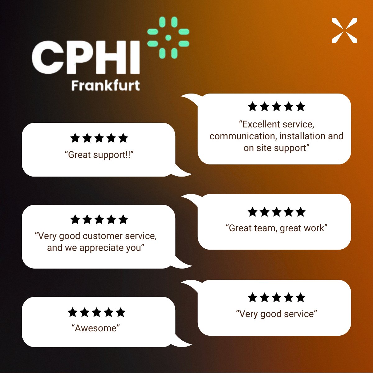 dbpixelhouse's tweet photo. We were proud to once again support Informa Markets as the Official AV Supplier at CPHI 2025.

It’s great to see such positive feedback from exhibitors and organisers alike and a huge thank you to our onsite crew and everyone who worked with us - we couldn’t do it without you! https://t.co/iIrGGVaOVt