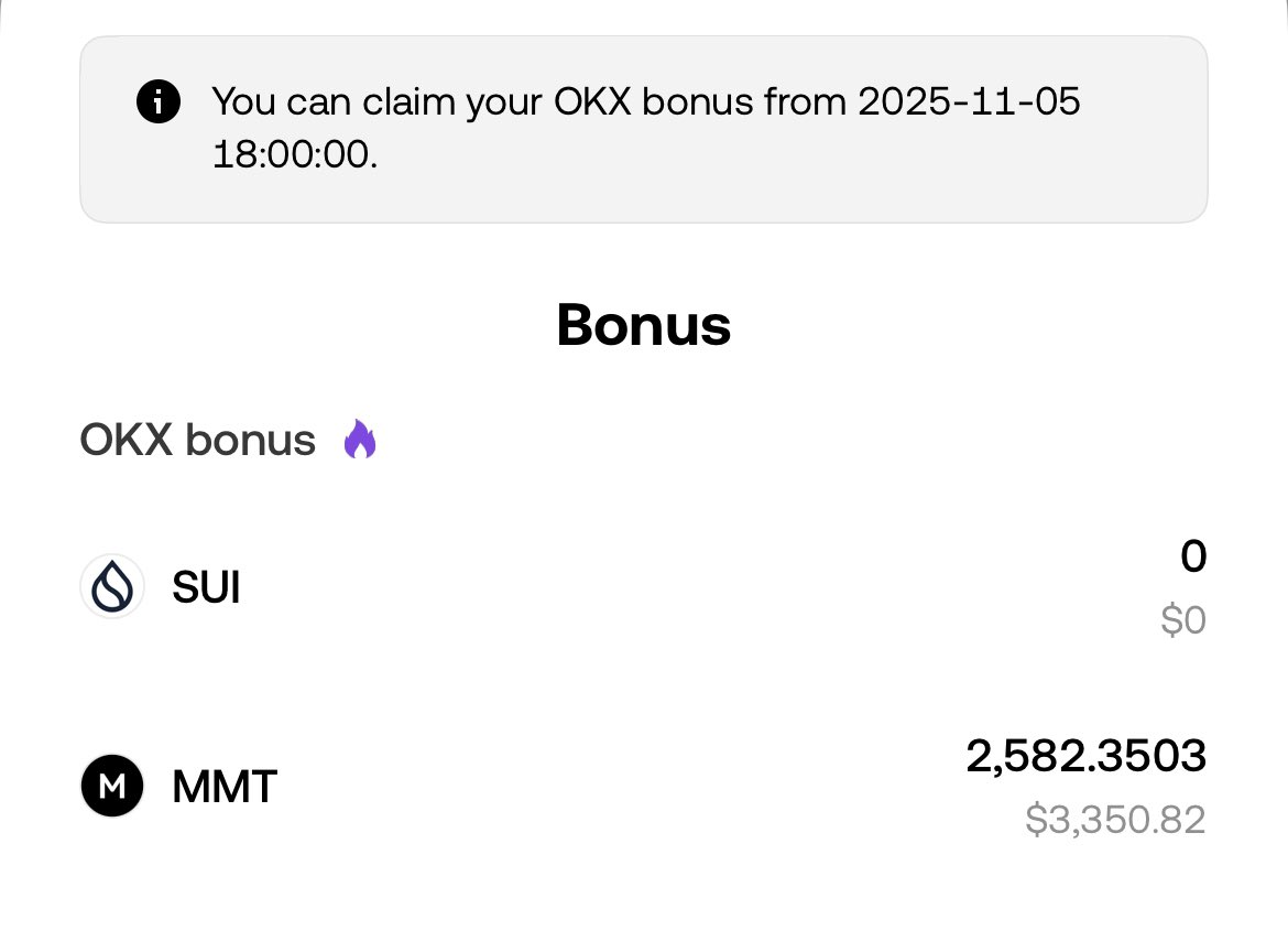 Why dont you help us to sell those $MMT and let us claim in $USD? <a href="/wallet/">OKX Wallet</a>