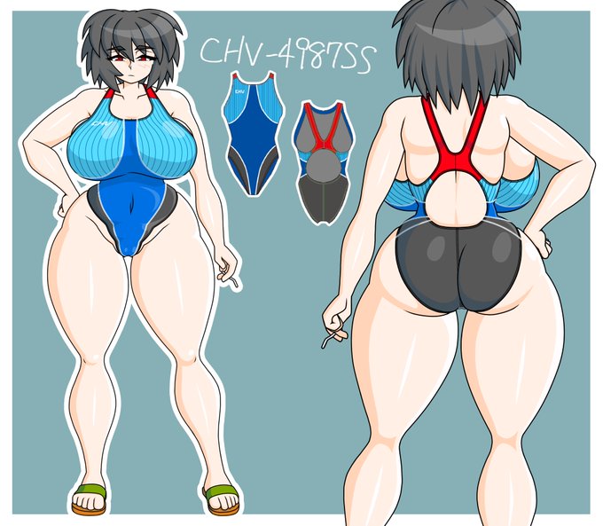 従子先生をイメージしてデザインした競泳水着です。よろしくお願いします。 