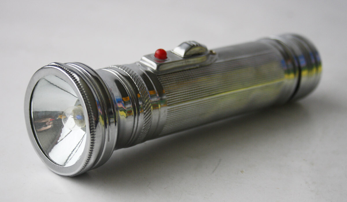 Remember the days when your torch came with a wee button on top so you could flash Morse code messages?