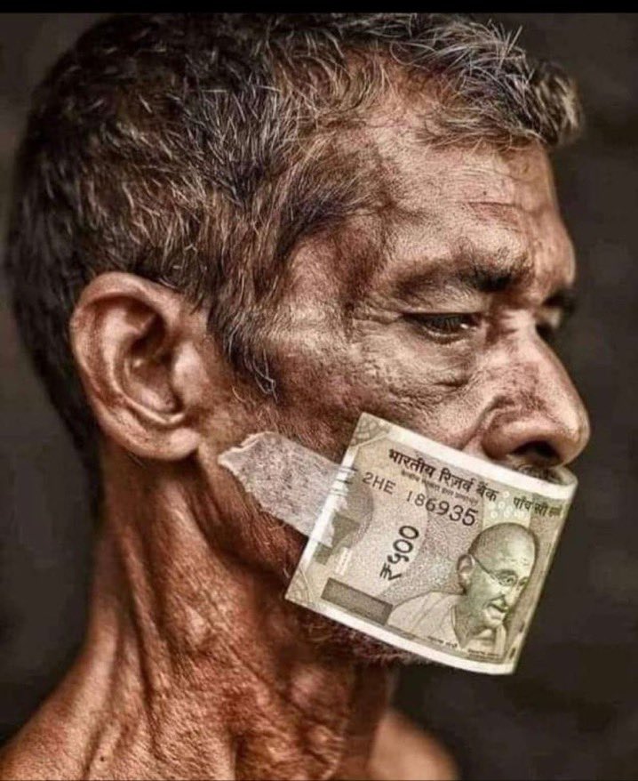 Shan74110's tweet photo. Only a single note can shut your voice for coming 5 years. It’s a truth ….

#Bihar please 🙏🏻 understand and don’t make it happen https://t.co/n0xEMpj7a5