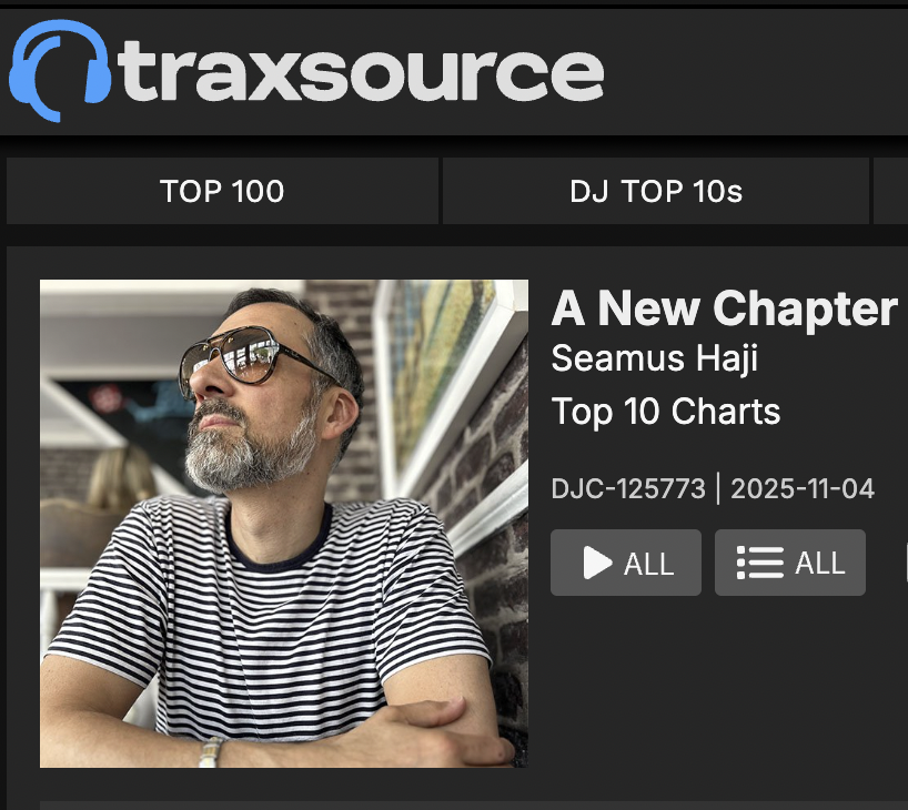 seamushaji's tweet photo. My latest @traxsource chart feat

@daveleejn 
@MelvoBaptiste 
@theREALMikeDunn 
@mastersatwork_1 
@DrPacker2 
@rolandclark 
@DamSwindle 
@LucaMoplen 

and much more

https://t.co/1tgtwwsVE2 https://t.co/J5FIlH71e2