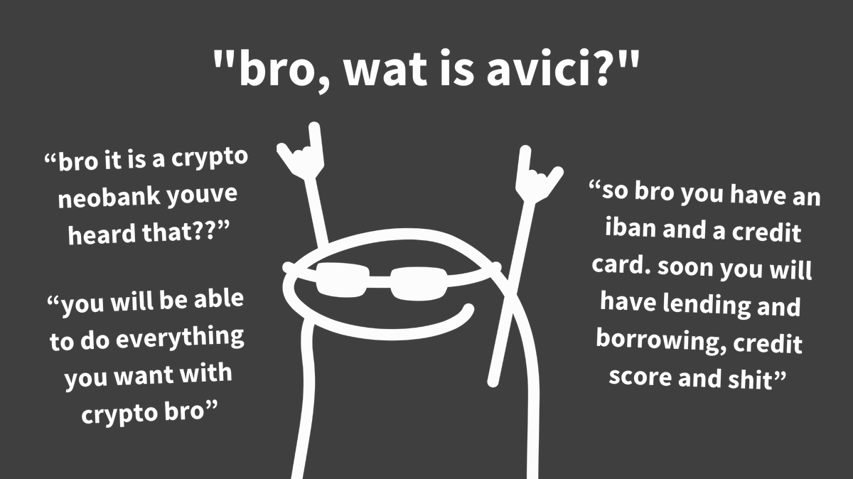 “bro wat is avici”

An explanation of <a href="/AviciMoney/">Avici</a>, in (very) simple terms. 🧵