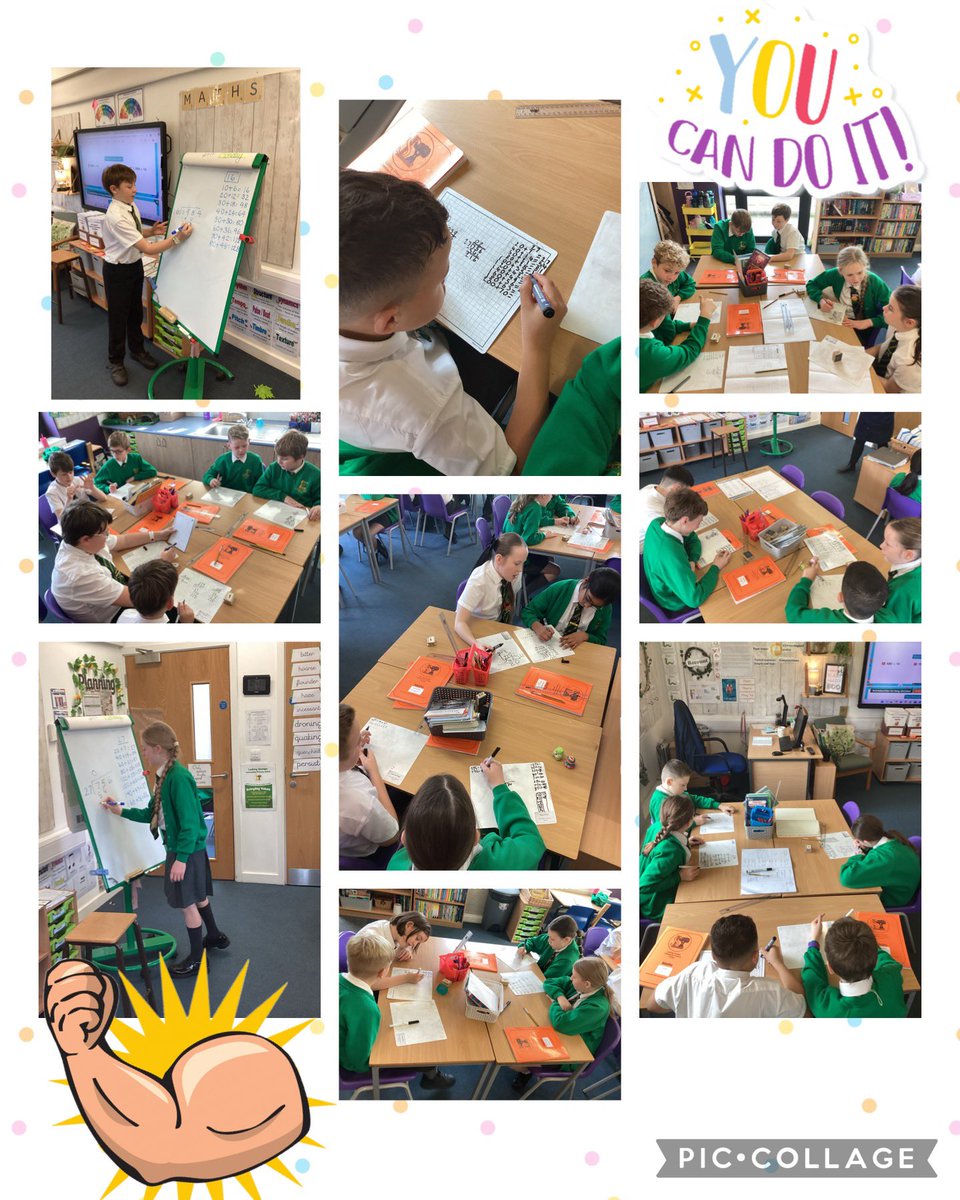 Class 14 are absolutely smashing long division! Mrs. Ralph and Mrs.Dawson are proud of the perseverance shown by everyone. Well done! #lscpsmaths #lscpsschoolvalues 💛💚