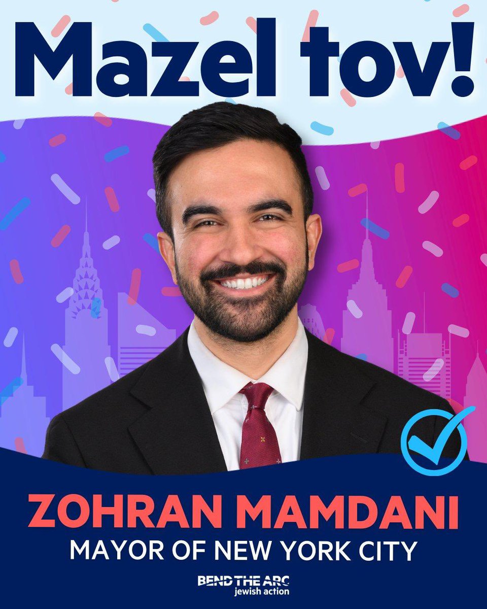 43% des électeurs Juifs new-yorkais ont voté pour #Mamdani, mais la presse française continue de le présenter comme un Frère musulman antisémite.