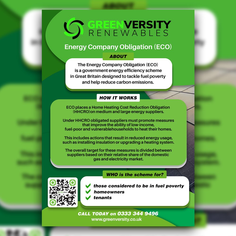 ECO4 INSTALLATION

CHECK OUT our fantastic Solar install, FREE of charge for our customer under the Eneregy Company Obligation (ECO4) scheme!

✅8x410w V-Tac panels (3.28kw system)
✅2.5kw Solax mini inverter

Get in touch now for further information!

greenversity.co.uk