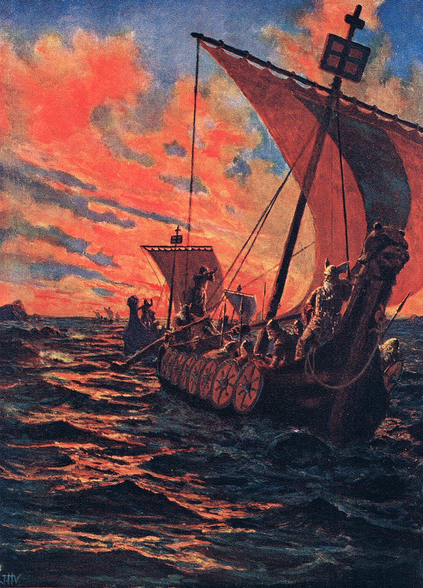 nonregemesse's tweet photo. The Return of the Vikings by John Harris Valda https://t.co/HGP9qLXJIY