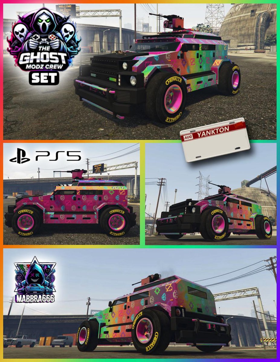 🚨ＤＲ♢Ｐ Ｓ|ΞＳＳＩ♢Ｎ🚨
🎮PS5

🗓08/11/25
🕘21:00 (9 p.m.)🇮🇹

┈═━═━☆═◈═☆━═━═┈
🌈ᕼOT ᑭIᑎK ᔕET🌈
FINAL PART (1/2)

🚘ZHABA
🚘MENACER

🧼FULL CLEAN
🌈GTA+ CHAMELEON COLOR UNSELECTED
🔓HIDDEN LIVERY
🏷️YANKTON PLATE

┈═━═━☆═◈═☆━═━═┈
🔰GC2F (LAND
