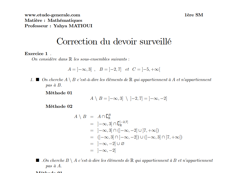 etudegenerale's tweet photo. (1ère bac sm)
Devoir surveillé sur les ensembles ✍️
https://t.co/HEWF0nWDz3
#maths #mathematics #mathématiques #1bacsm #bacsm https://t.co/CFVTPWUdm6