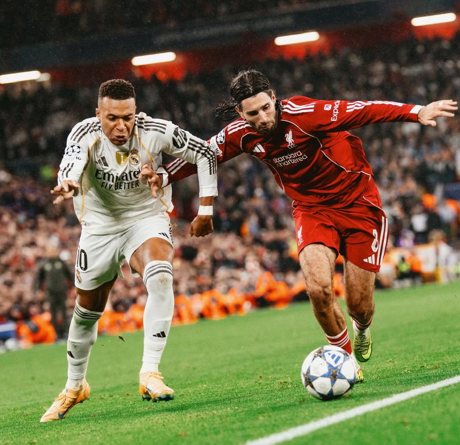 Three things we love: Anfield. UCL. Winning. 🔴🪄