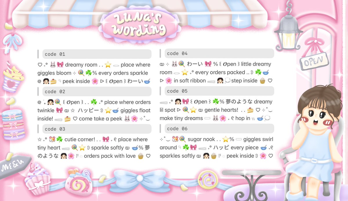 𝑙𝑢𝑛𝑎, wording! ♡ tweet media