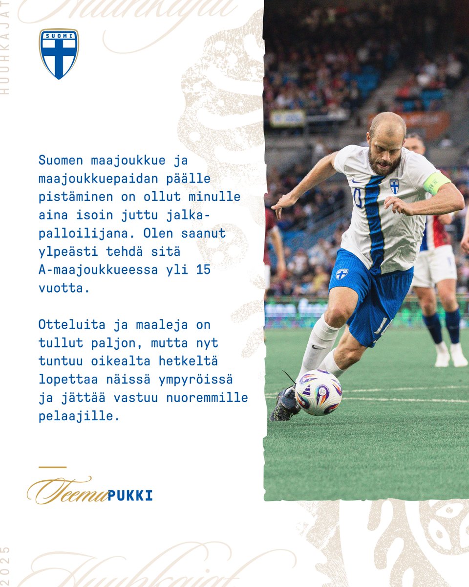 Huuhkajat's tweet image. Huuhkajien kaikkien aikojen maalintekijän terveiset. 🫶

#Huuhkajat #MeOlemmeSuomi