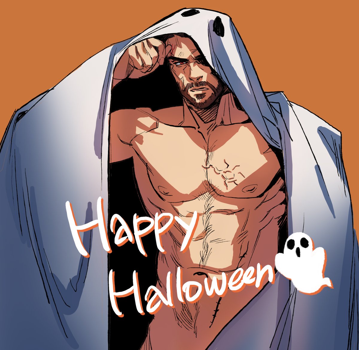 cloud_9f6's tweet image. 할로윈 특집으로 그렸어요