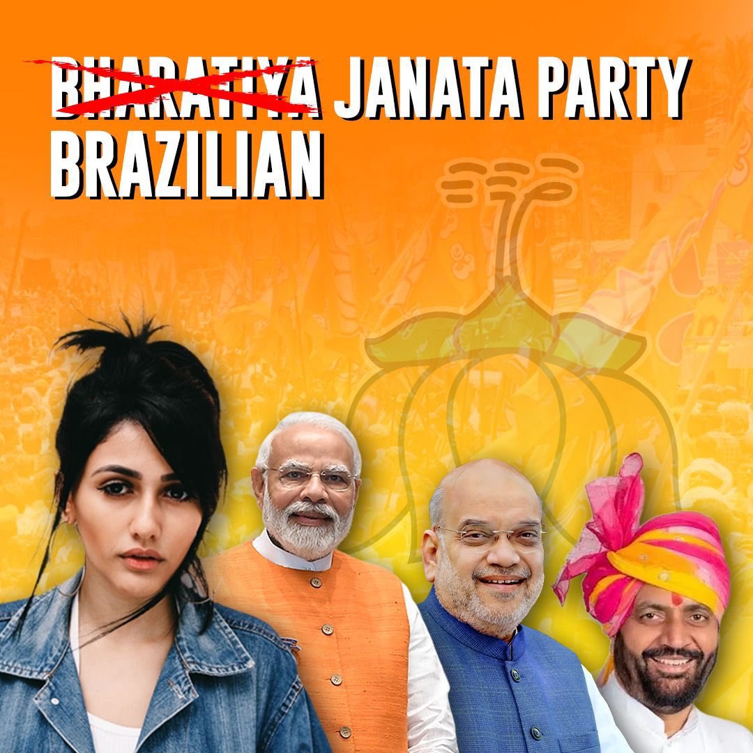 mano18_mohan's tweet image. Bhakts be like: Ab Brazil waale bhi humko vote kar rahe hain, isme hamari kya galti?🥴

 #VoteChori #hydrogenbomb