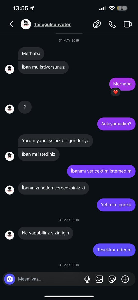 ablam bir şeyler denemiş