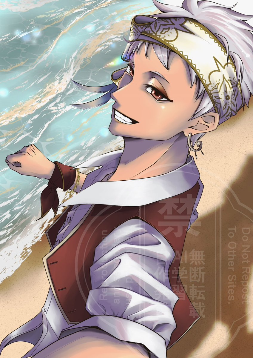 __minarin__'s tweet image. 7章を経て　🦦.🐍
#twstファンアート #ツイステファンアート