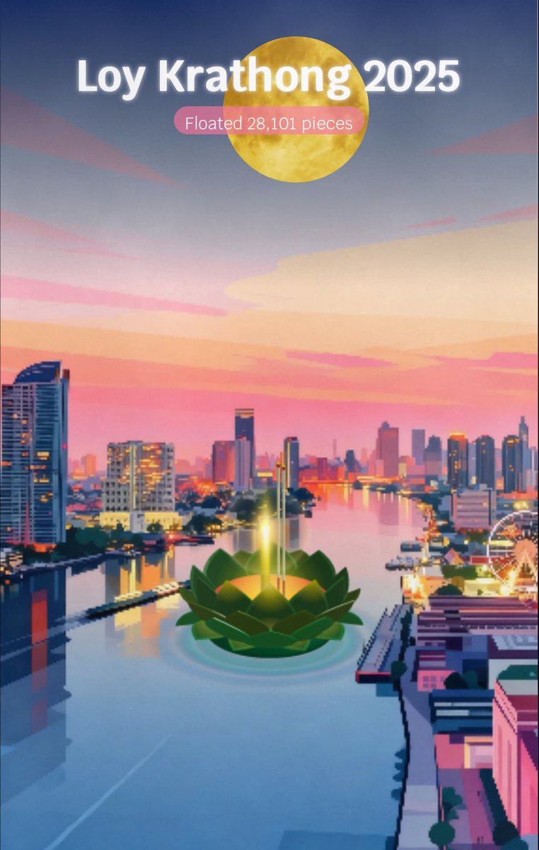 อย่าลืมลอยกระทงกันน้าา