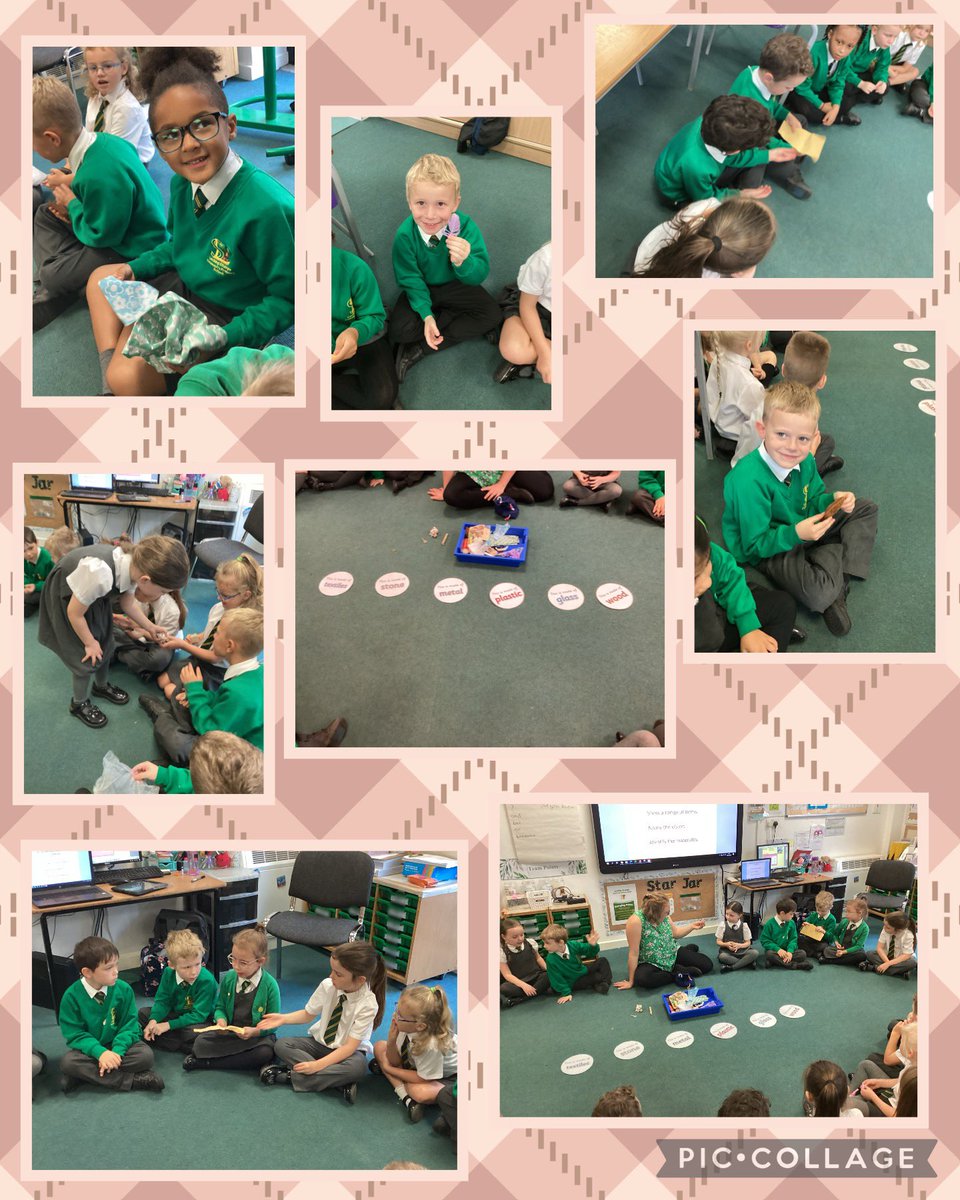 Year 2 have enjoyed exploring and talking about different materials this morning in Science, they have talked about what items are made of and how they feel. #lscpsclass6 #lscpsscience