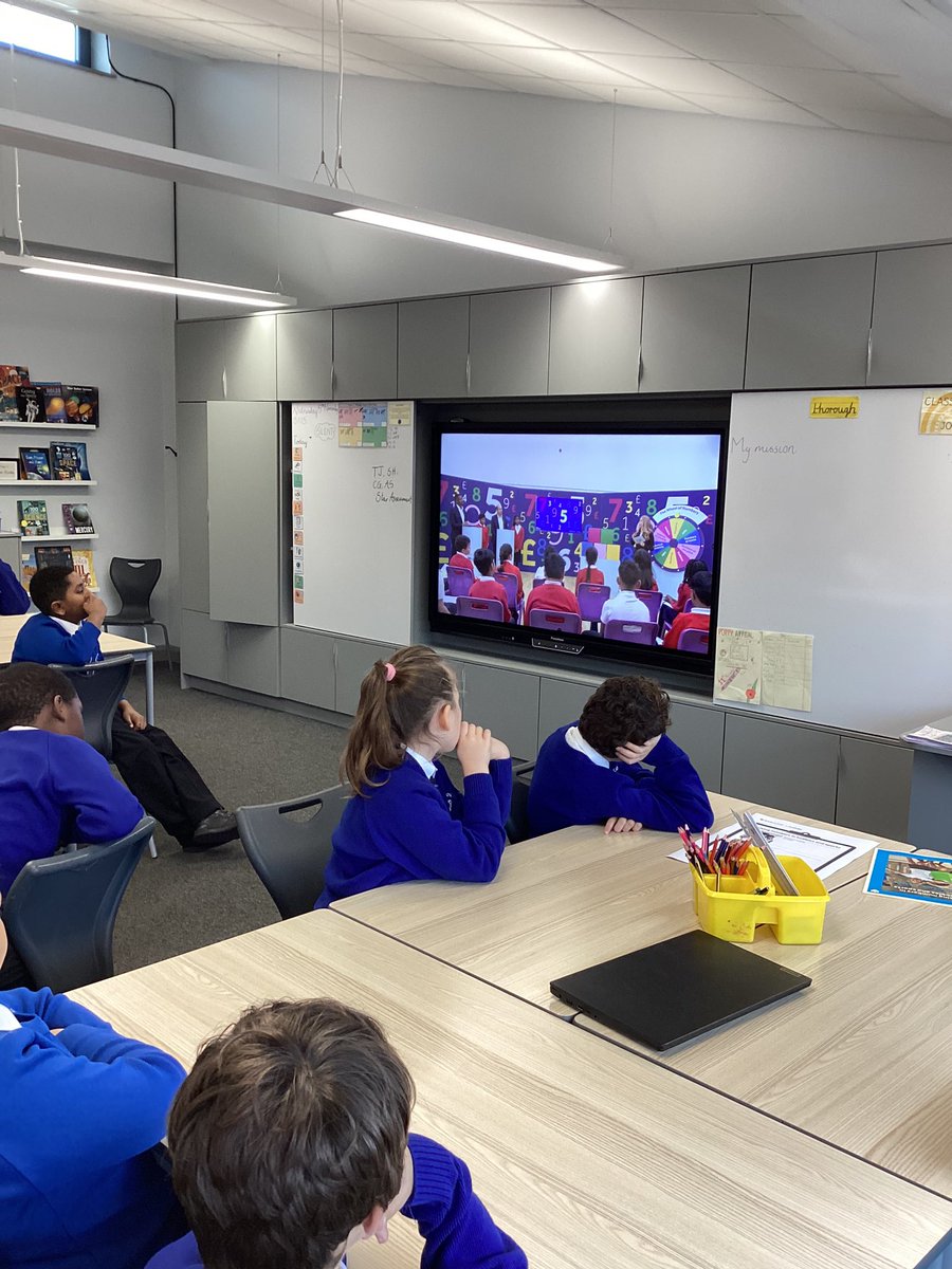 StCuthbertsPri's tweet image. Year 5 loved taking part in the Barclays Lifeskills Assembly for #NumberConfidenceWeek We explored how Maths is used in hobbies and sports, from scoring goals ⚽️ to baking 🎂 and board games 🎲 #StCuthbertsMaths