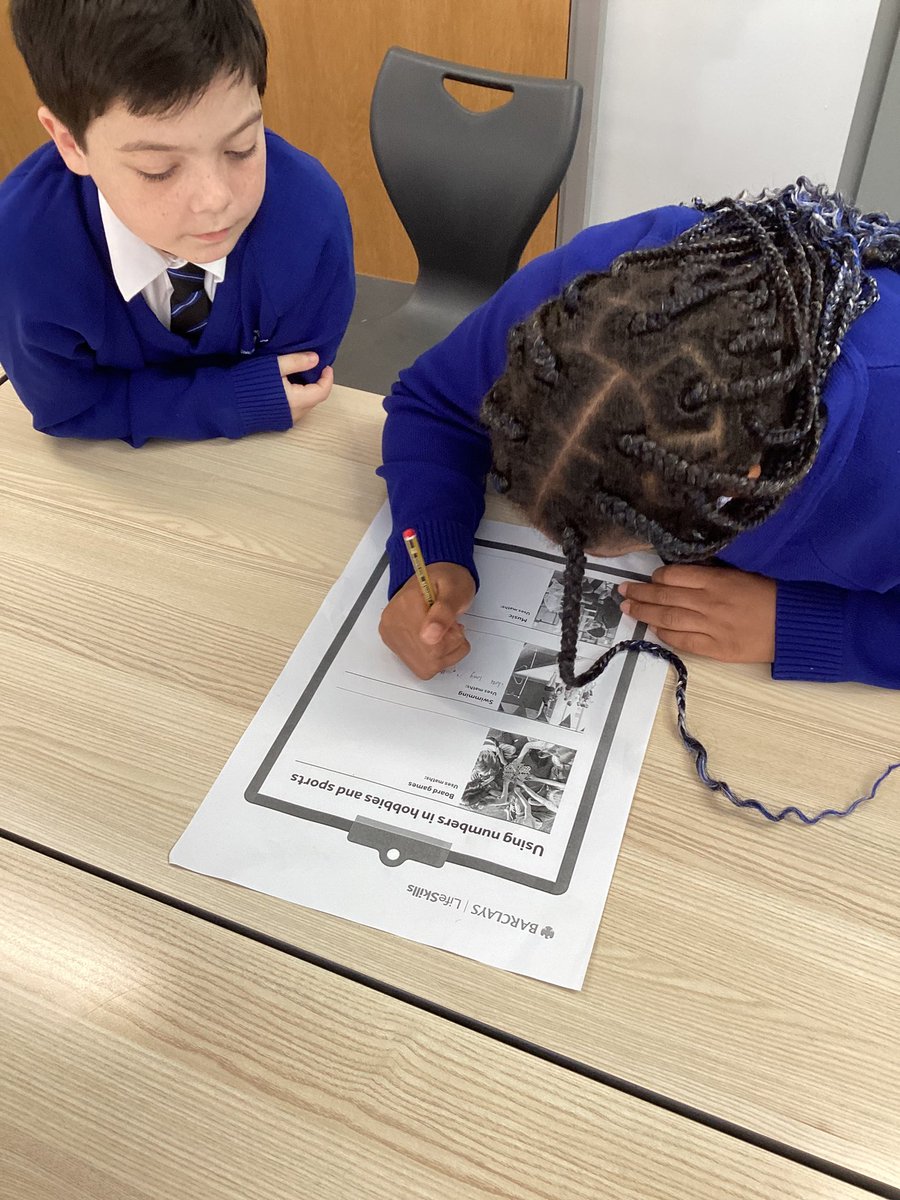 StCuthbertsPri's tweet image. Year 5 loved taking part in the Barclays Lifeskills Assembly for #NumberConfidenceWeek We explored how Maths is used in hobbies and sports, from scoring goals ⚽️ to baking 🎂 and board games 🎲 #StCuthbertsMaths