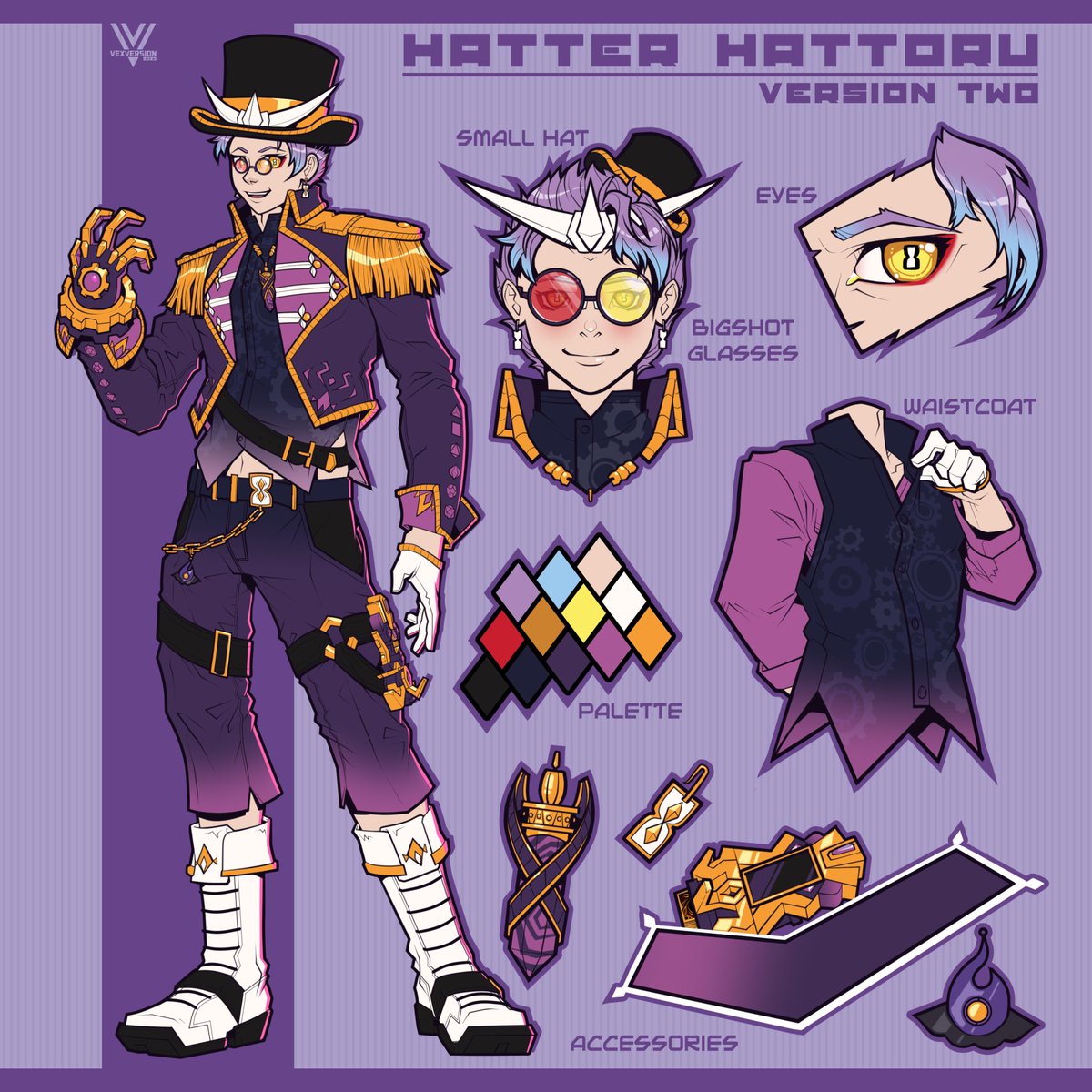 HattlingHattoru's tweet photo. Yo! I'm Hattoru, your Demon Time Thief VTuber! May I Steal a moment of your time~? 😉

Name - Hattoru
Design: @VexVersion 
Model Art @Kenzeeato 
Rigging @WideStudioEN 
Oshi mark ⌛️🎩
Art #HattArtu
NSFW #HentoruHaven
Clips #Cliptoru
Twitch https://t.co/FjirqnogRM
Fans - Hattlings https://t.co/gosnHv0Tox