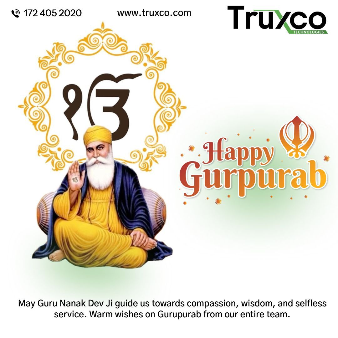 Truxco_it_tech's tweet image. 🌟 May Guru Nanak Dev Ji bless you with peace, prosperity, and purpose.
Wishing everyone a blessed Gurpurab from Truxco Technologies Pvt. Ltd. 🙏

#HappyGurpurab #GuruNanakDevJi #TruxcoTechnologies