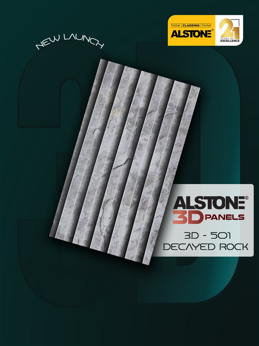 alstonecladding's tweet photo. Introducing 𝟯𝗗-𝟱𝟬𝟭 𝗗𝗲𝗰𝗮𝘆𝗲𝗱 𝗥𝗼𝗰𝗸, a texture that brings natural ruggedness and refined depth to modern architecture.
𝗛𝗲𝗹𝗹𝗼 𝗗𝗿𝗮𝗺𝗮. 𝗛𝗲𝗹𝗹𝗼 𝗗𝗲𝗽𝘁𝗵. 𝗛𝗲𝗹𝗹𝗼 𝗔𝗹𝘀𝘁𝗼𝗻𝗲 𝟯𝗗.
#Alstone3DPanels #ThinkCladdingThinkAlstone #3DCladding https://t.co/SxICsMRNYQ