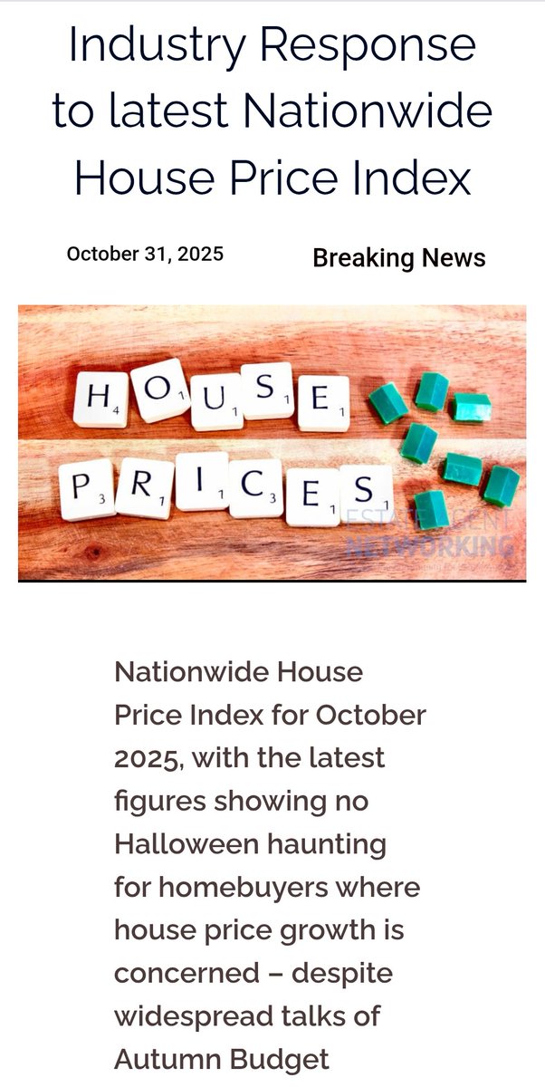 Our CEO, Shepherd Ncube, was invited to comment on the latest <a href="/AskNationwide/">Nationwide</a> Nationwide House Price Index data in <a href="/EAUKNetworking/">Estate Agent Networking</a>.
“Sellers are still being haunted by delays and instability.”
Read his full quote and market insight here: estateagentnetworking.co.uk/industry-respo…
#InThePress
