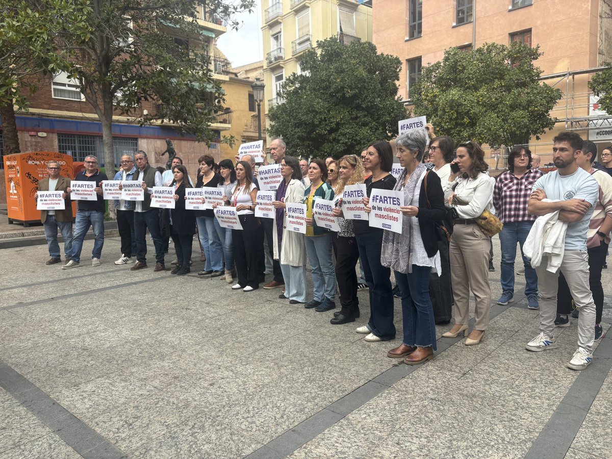 ATURAR ELS ASSASSINATS. 🖤 TOLERÀNCIA ZERO.

Malauradament, tornem a celebrar un minut de silenci debut a la #violènciaMasclista. Una dona de 37 anys ha estat assassinada a Alacant.

35 assassinats en 2025. 1330 des de 2003. El nostre compromís és ferm.

#NiUnaMés #CCOOPV