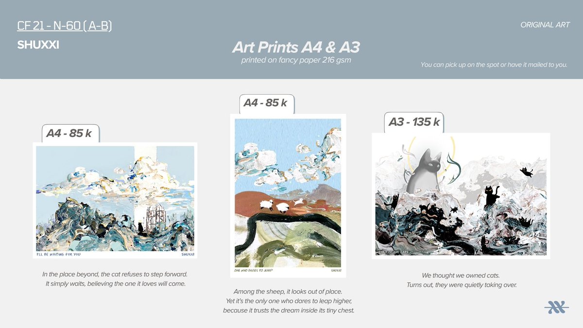 ShuxxiArt's tweet photo. My #CF21 OTS and PO catalogue is here!! (RTs &amp; likes are greatly appreciated) <3

Ellow! I'm SHUXXI an abstraction artist and it's my first time I'll be on CF !
✦ Table N-60 @ Jujurlyauthentic 
✦ Pick up / shipping
✦ Originals
🥳
Gform is under this thread! ⤵
#cf21catalogue https://t.co/QAdMbUhfuD