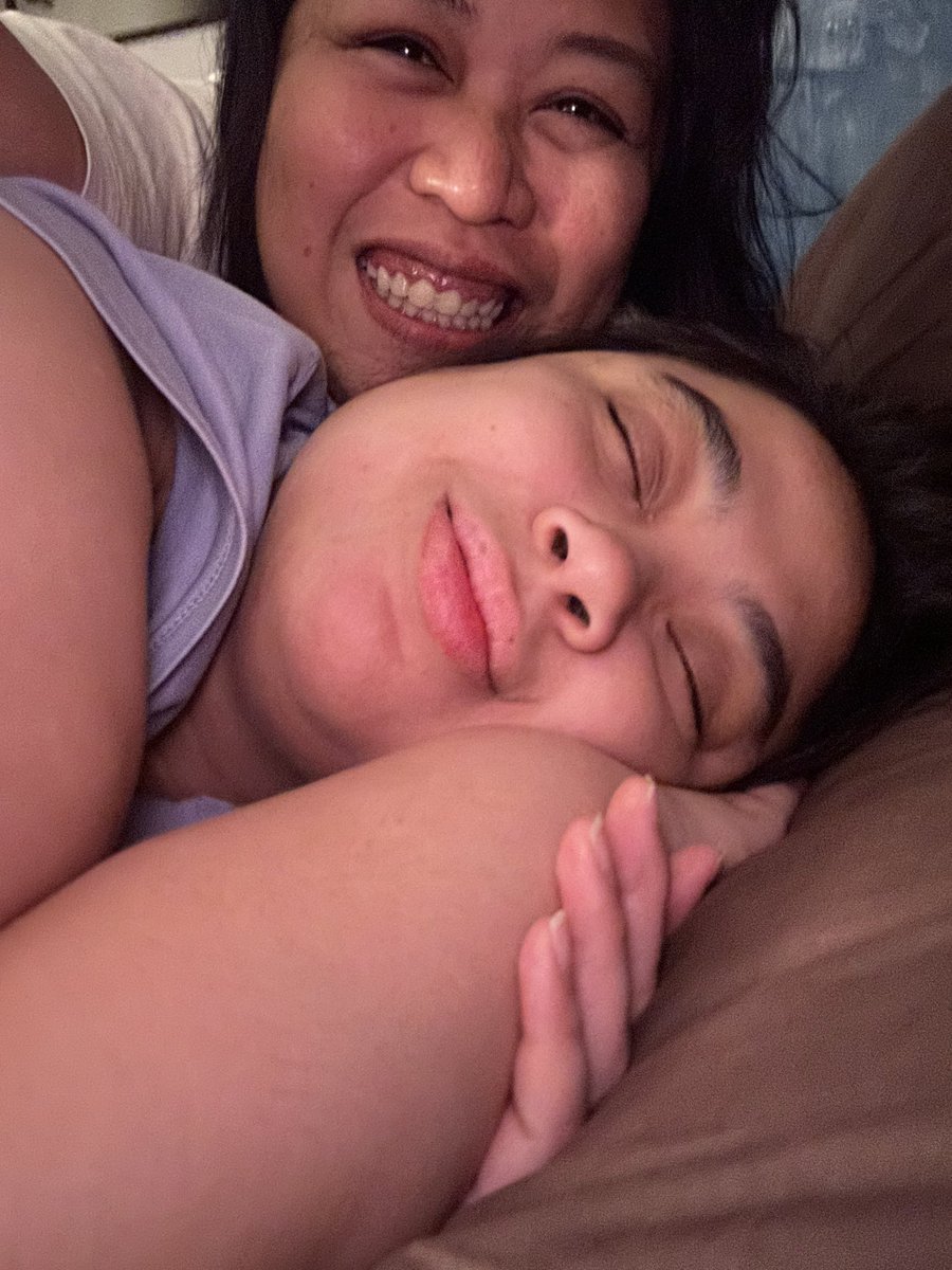 She’s asleep most of the time, jet lagged and all. But she’s home!