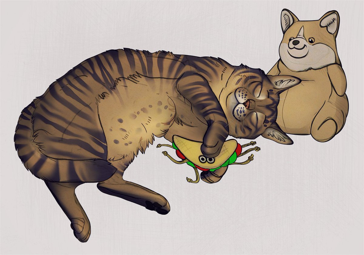 RatSauce's tweet photo. I do draw things other than bunnies and dogs occasionally. This time, ricky Gervais's cat, Pickle! Need more cat practise, but was fun!
#cat #ukartists #catart #tabby #rickygervais #pickle #beautifulmog #taco #sketches #saynotoAI #drawmore https://t.co/YXqjOjHZ9H