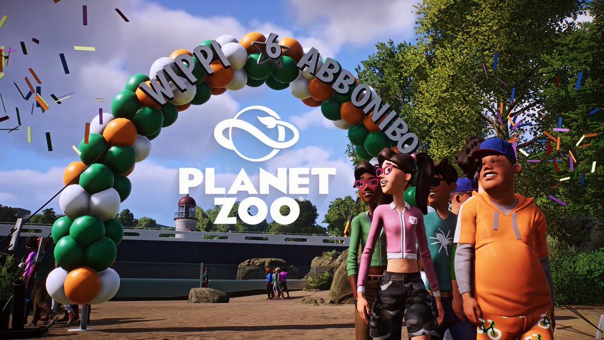 Wippi Abbonibo everyone! 🥳

6 years of playing this incredible game; big thanks to the <a href="/PlanetZooGame/">Planet Zoo</a> team and <a href="/frontierdev/">Frontier</a> for giving us the best zoo game out there!

#planetzoo #wippiabbonibo