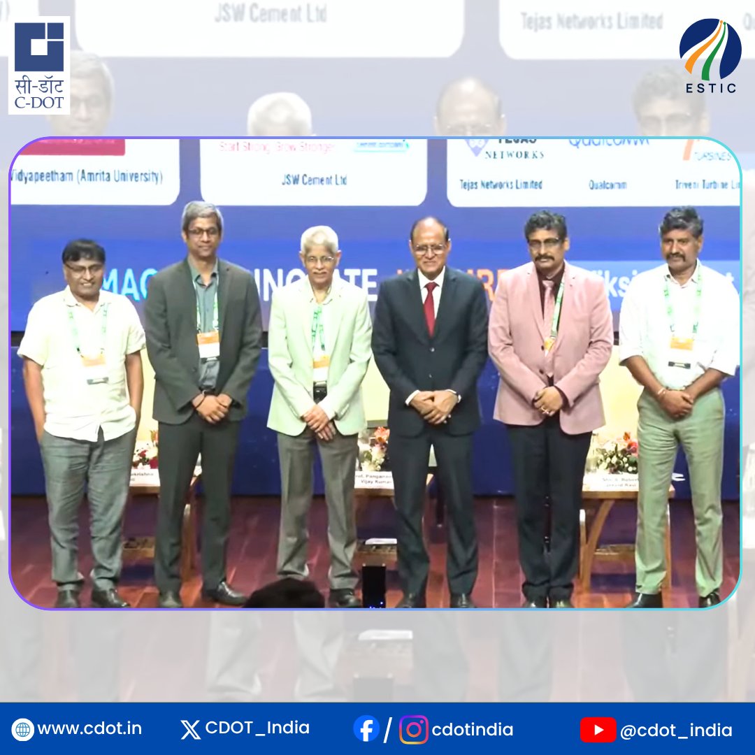 It was a privilege to moderate a thought-provoking session on “Taking Indigenous Technologies to the Next Level” at the Emerging Science, Technology &amp; Innovation Conclave (#ESTIC2025).

The discussions brought together leading minds from research, industry and startups -