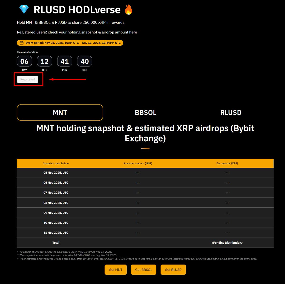 $MNT holders sleeping on free money rn 💀

Just register here (takes 30 sec):
bybitglobal.com/en/promo/globa…

Hold + register = rewards on Nov 11
Literally can't be easier fam 🎁
