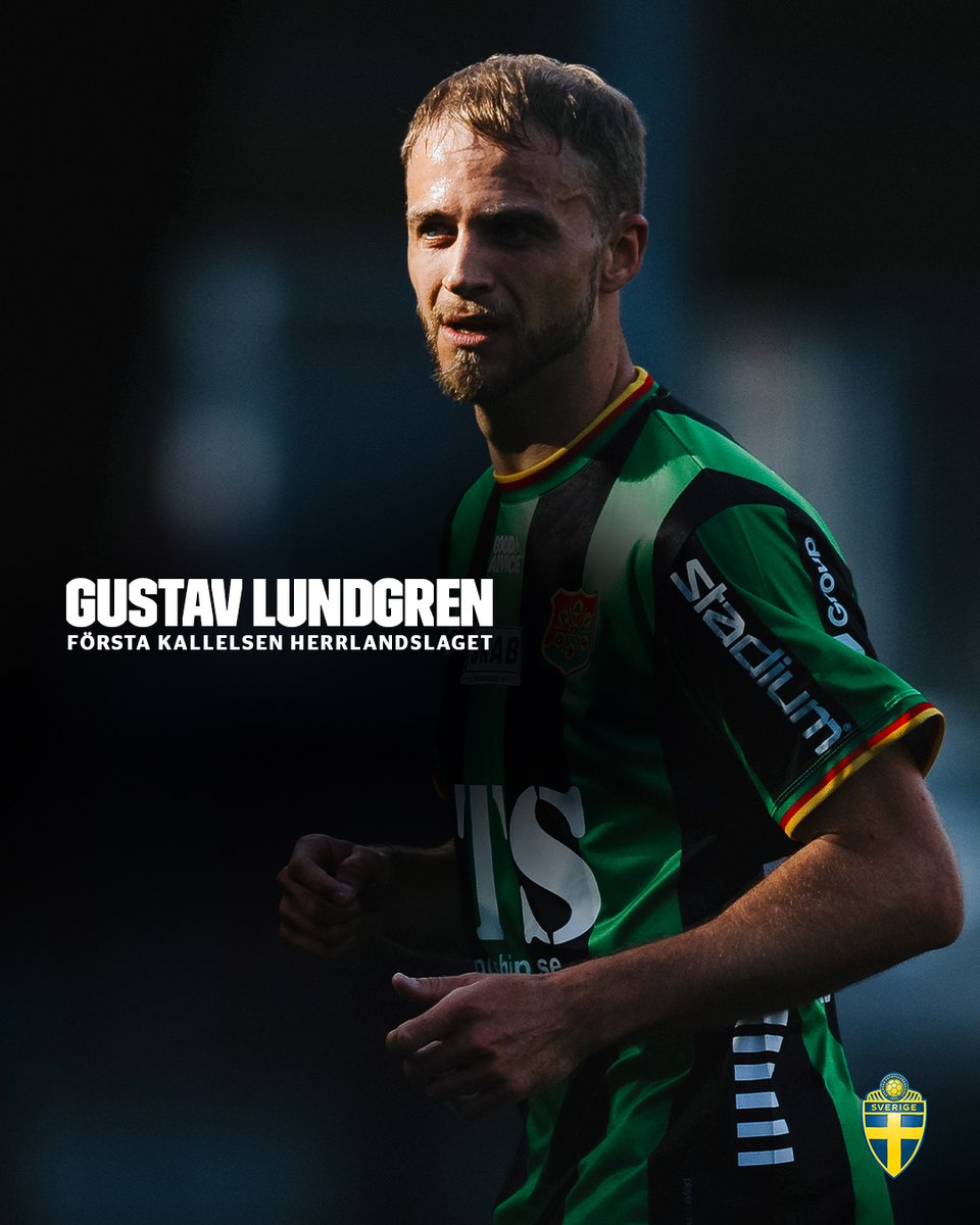 Gustav Lundgrens första blågula kallelse, stort grattis 🇸🇪