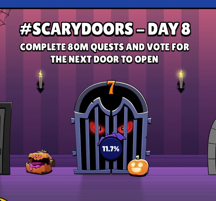 Forgot to say dooor 7 #BrawlStars #scarydoors