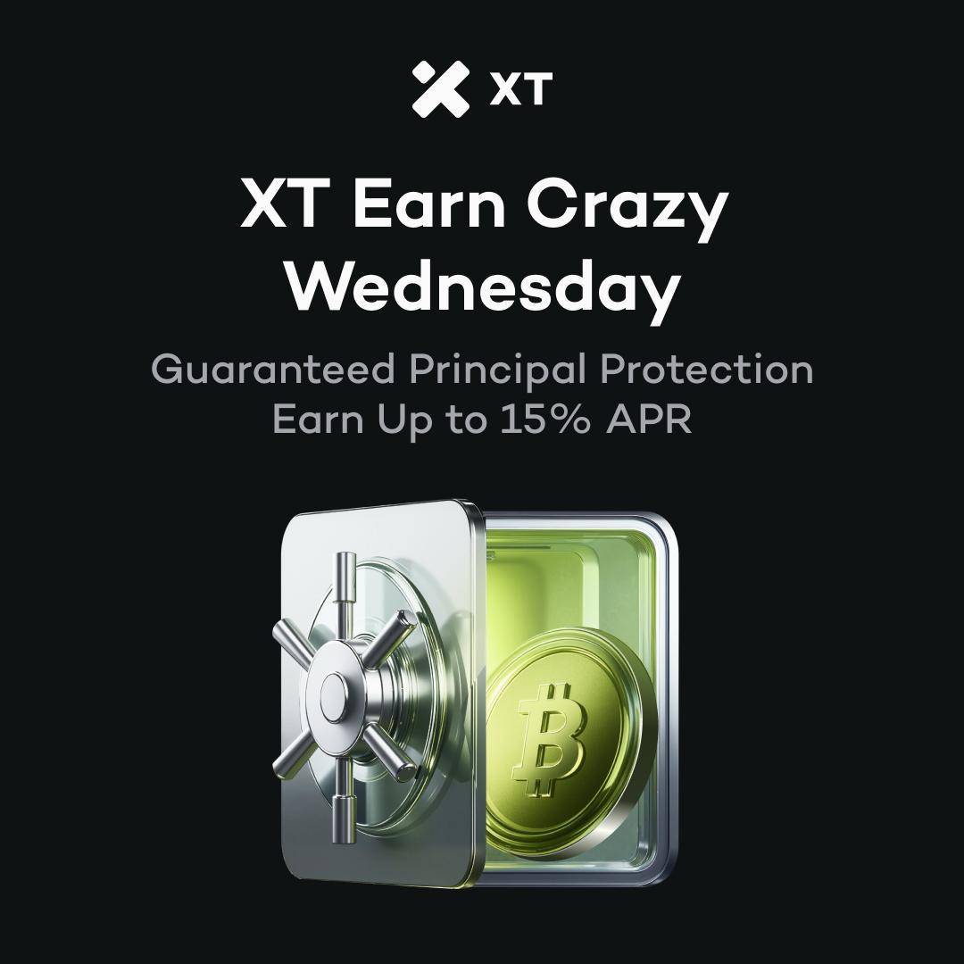 XTexchange's tweet photo. 🚀 #XTEarn Crazy Wednesday (Phase 53) is coming: 3-day fixed-term savings in $USDT $USDC $BTC $ETH with 100% principal protection and up to 15% APR! #XT

⏳ Limited Quotas – 24 Hours Only!

👉 Subscribe Now: https://t.co/ZQWnWFF3ja

Details ⤵️ https://t.co/dPjKaLETkM https://t.co/KH3ubcupzr