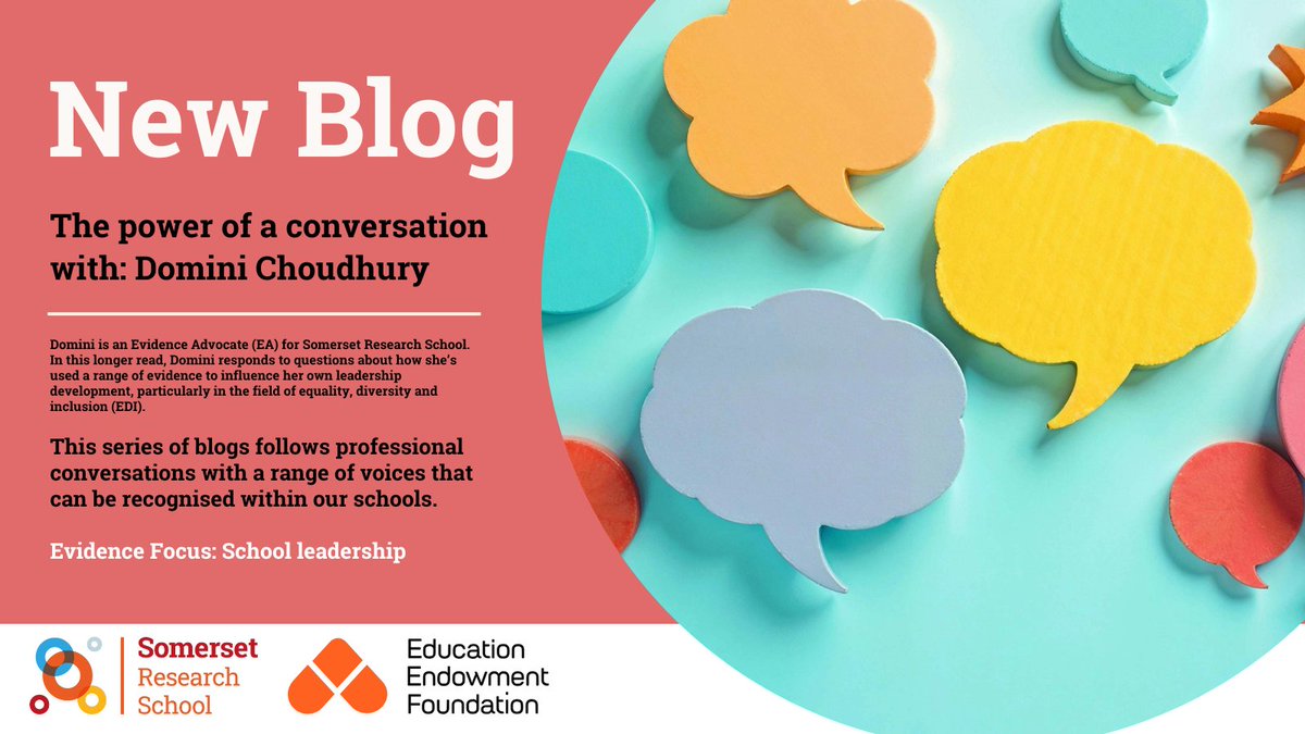 SomResearchSch's tweet photo. 📖Take a moment to read our latest blog, out today! Part of a new series, The Power of Conversation with: Domini Choudhury @EducEndowFoundn @rs_network @DominiChoudhury 
 
▶️https://t.co/41yuHLn078 https://t.co/Pgzi7AuBV3