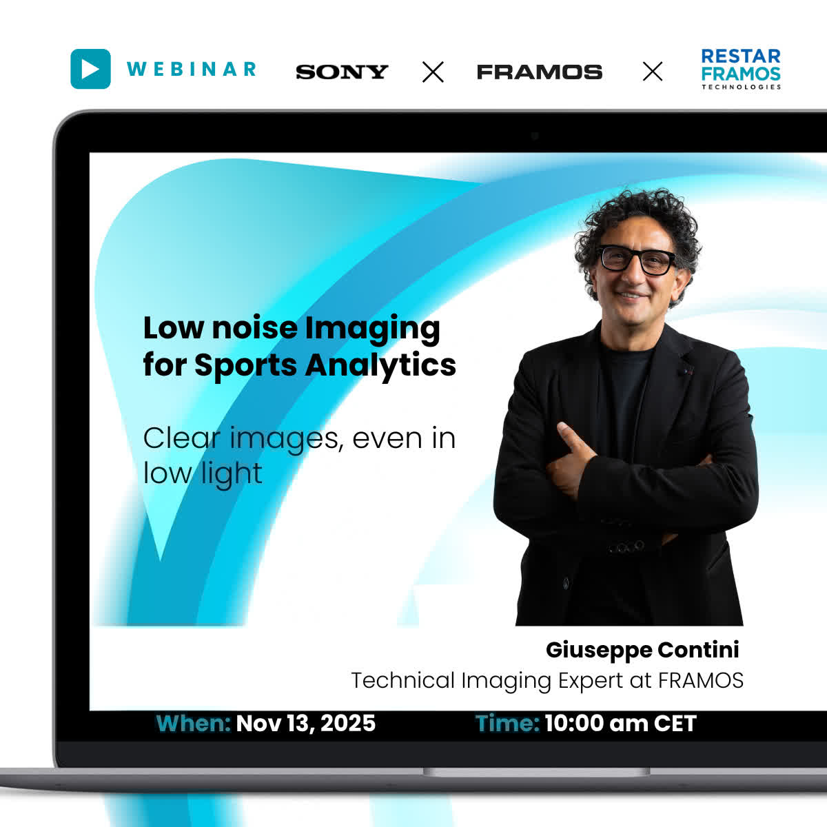 framosimaging's tweet image. 🎙 Giuseppe Contini, Technical Imaging Expert at FRAMOS.

With 20+ years in imaging design, he&apos;ll share how to bridge sensor capability and real-world performance - from calibration to production.

🔗 Register for the webinar: bit.ly/4hDloHZ?utm_ca… 

#FRAMOS #Imaging