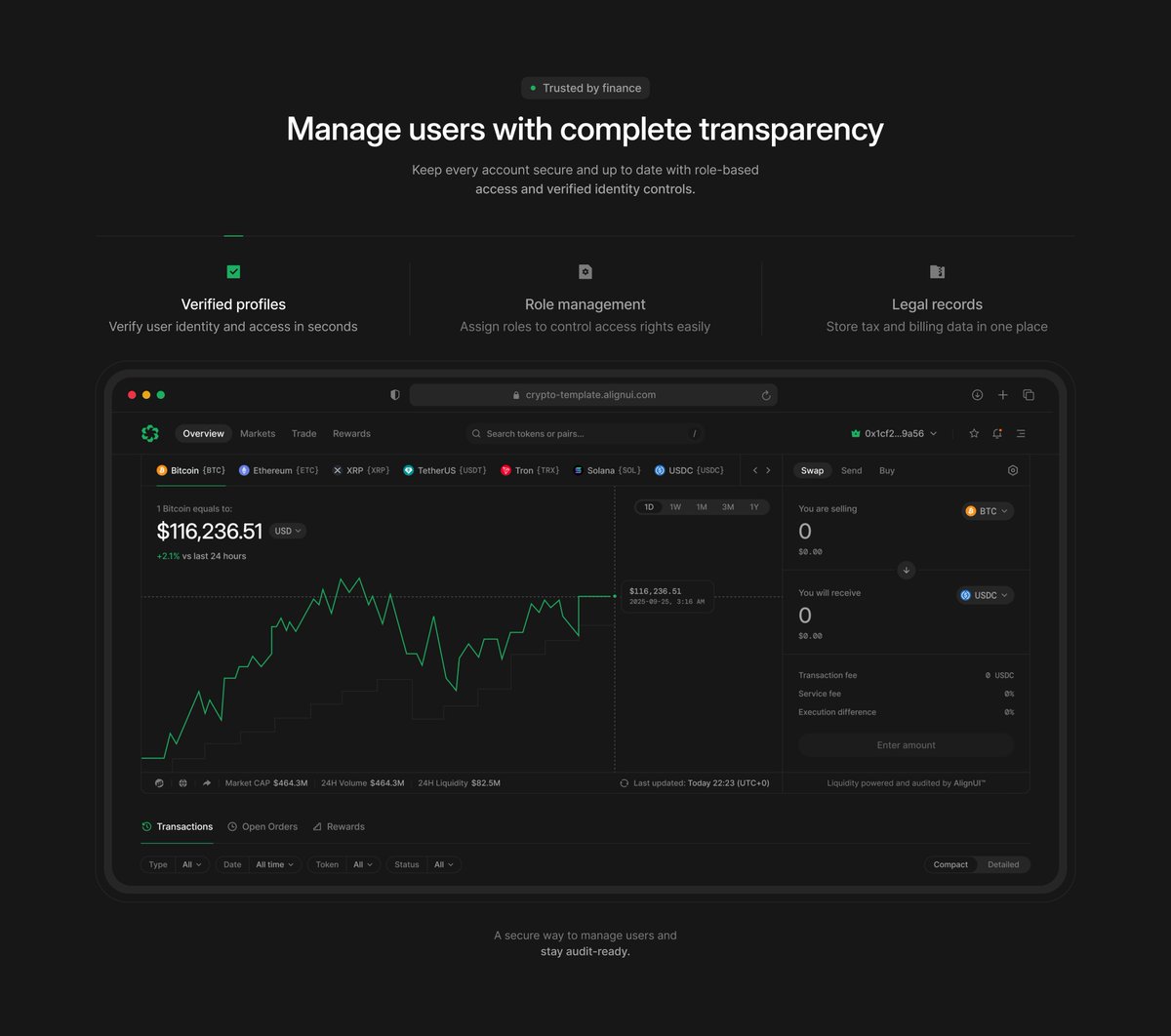 ersadwork's tweet image. Feature section ✨
Landing page kit on the way...

w / @alignui