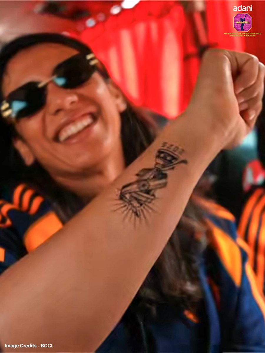 Won it. Wore it. Never forgetting it 🏆

#ThisIsMahaCricket
#AdaniMaharashtraPremierLeague #AdaniWomensMaharashtraPremierLeague #MPL #WMPL #MPL2025 #WMPL2025 #womensworldcup #worldcupanthem #teamindia #bcci #icc #smritimandhana